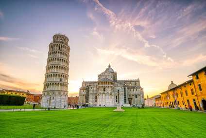 Der Turm von Pisa in Italien.