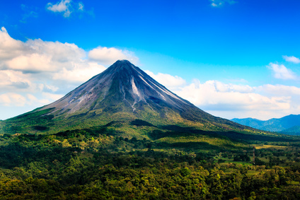 Vulkan in Costa Rica.